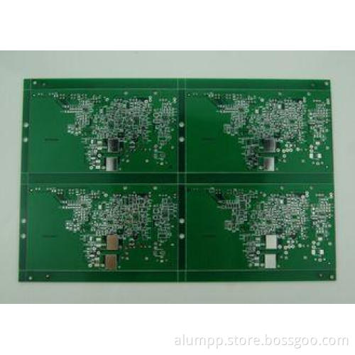 2oz Copper Double Sided PCB with Green Solder Mask , High p